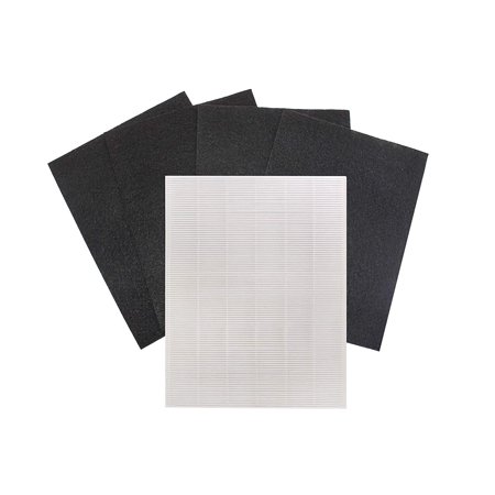 1 HEPA Air Purifier Filter + 4 Carbon Pre Filters Compatible with Winix Part # 115122, Filter G