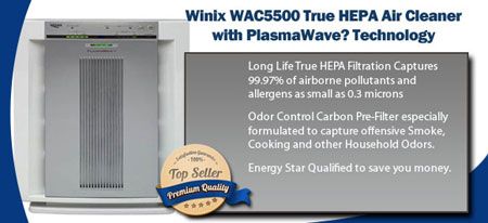 Winix WAC5500 True HEPA Air Cleaner with PlasmaWave Technology Review